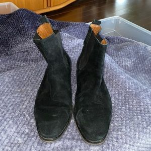 Aldo’s “Mr. B” Black Suede Chelsea Boot